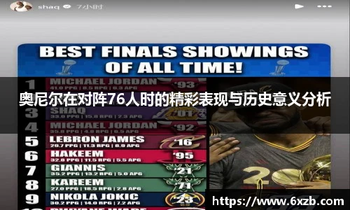 奥尼尔在对阵76人时的精彩表现与历史意义分析